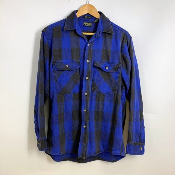 Osh Kosh B'Gosh Men's‎ Plaid Knit Button Up Long Sleeve Shirt Size L - Picture 1 of 13